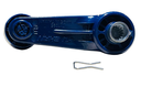 Manecilla de subir vidrio azul astrillado metalico