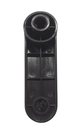 Manecilla de subir vidrio negra astrillado metalico