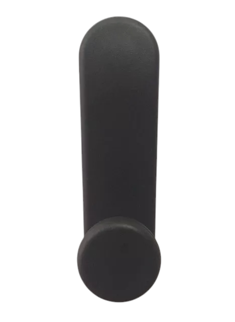 Manecilla de subir vidrio negra astrillado metalico