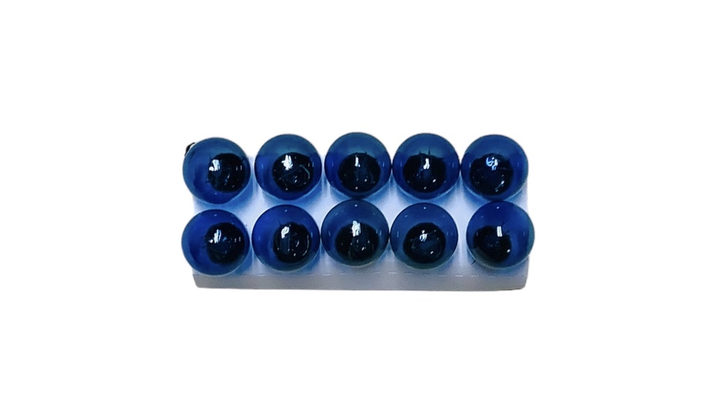 Bombilla de 2 contactos azul
