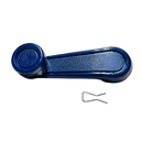 Manecilla de subir vidrio azul astrillado plastico