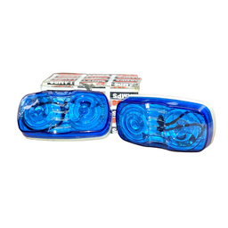 [CLC-725-B] Lampara laterales 2 bombillas azul panito
